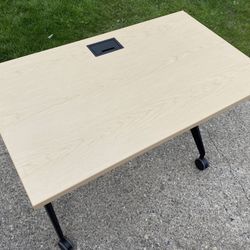 24” X 42” HON Mobile Desk W/ Power Unit