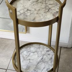 Gold Side Table