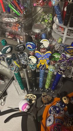 NFL Team Rhinestone Bling Pens Set