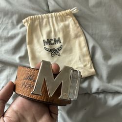 MCM Men's Belt Reversible Worn 1x 