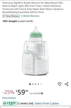 Momcozy NightPro Bottle Warmer for Baby Breast Milk