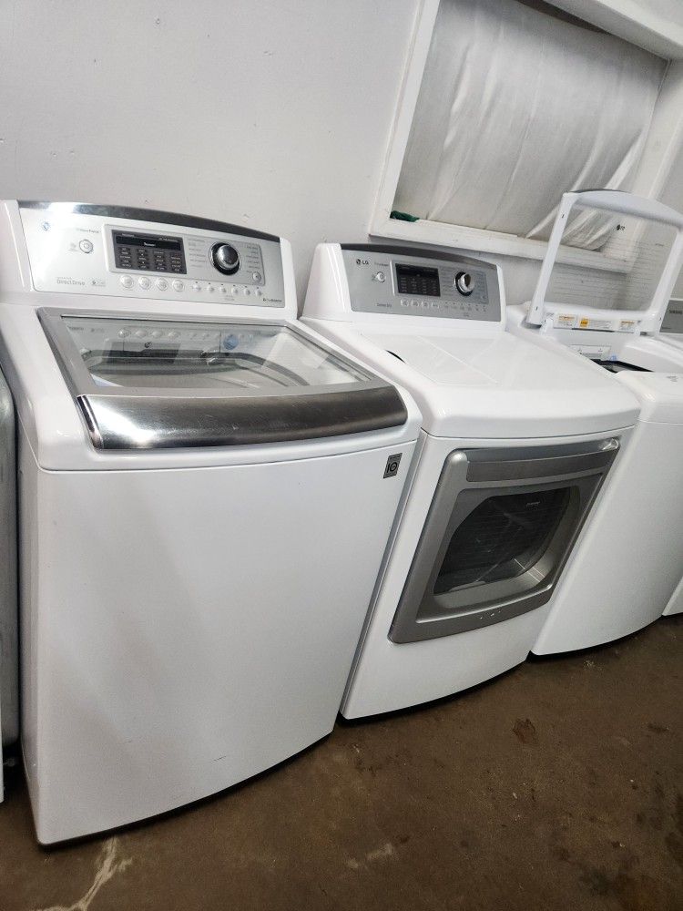 👌👌LG SET STEAM WASHER AND ELECTRIC DRYER WITH WARRANTY 💯