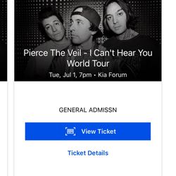 Pierce The Veil VIP TICKETS
