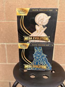 Mega Evolution etb Elite Trainer Box Mega Lucario and mega gardevoir