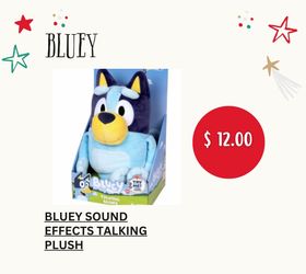 Bluey Sound Effects Talking Plush