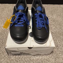 Air Jordan 2 “Off-White Black Blue” Size 12.5