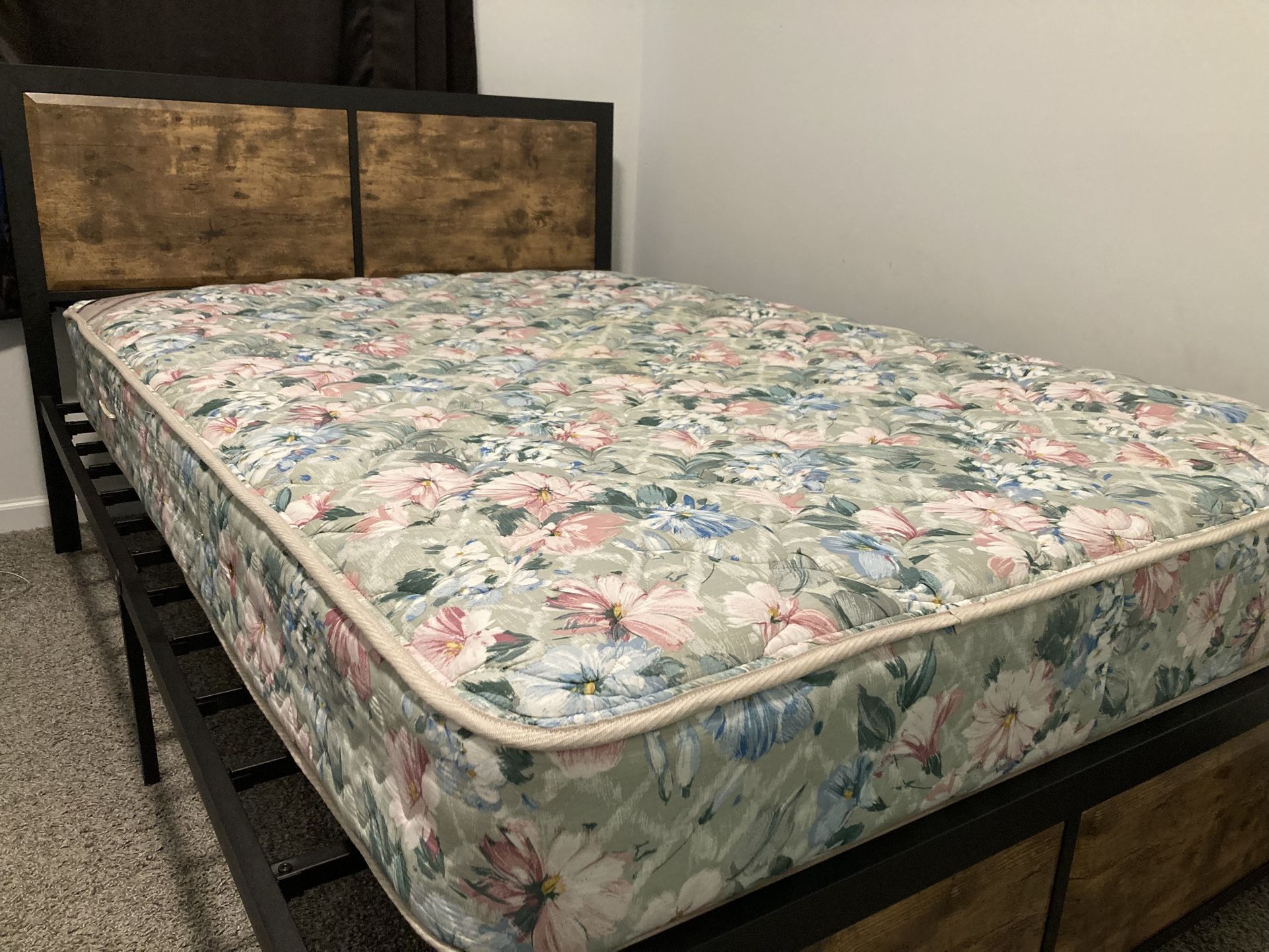 Bed Frame With Mattress