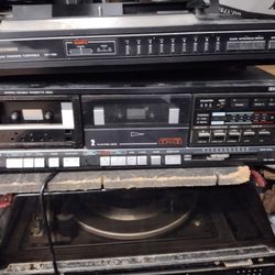 Cassette Player.Turntable.Speakers.. Call only 
