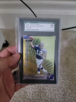 1999 Topps Finest Daunte Culpepper Rookie Sgc