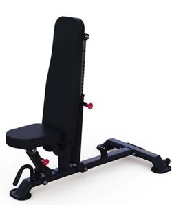Vertical Flat to Incline Bench - Muscle D Fitness - Sturdy Adjustable Flat to Incline Bench
