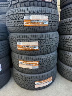 285/45/22 Arroyo ultra sport a/s new with installation and balance