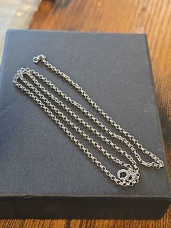 18" 1.5mm rollover 10k white gold