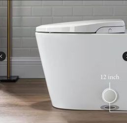 Elongated toilet combo with dual flush, 0.9/1.28 GPF, white BT04