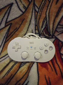 White Nintendo Wii Classic Controller