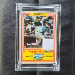 REGGIE JACKSON JERSEY FUSION CARD