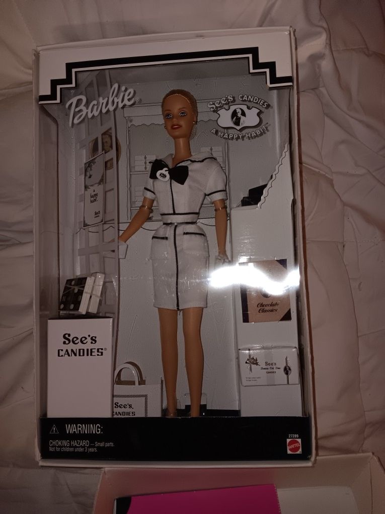 Vintage 1999 See's Candies Barbie 