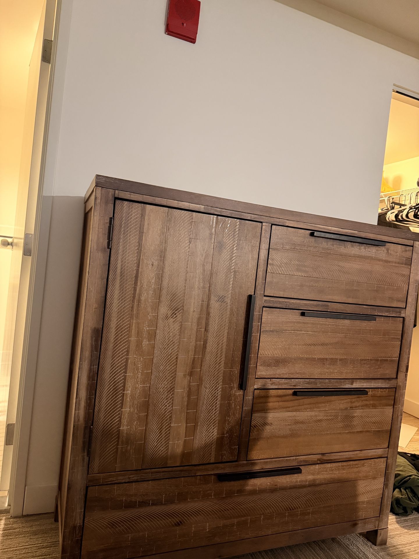 Canyon Light Oak 4 Drawer Wardrobe