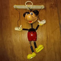 Vintage Mickey Mouse String Puppet