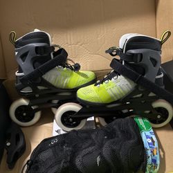 three-wheeled skates