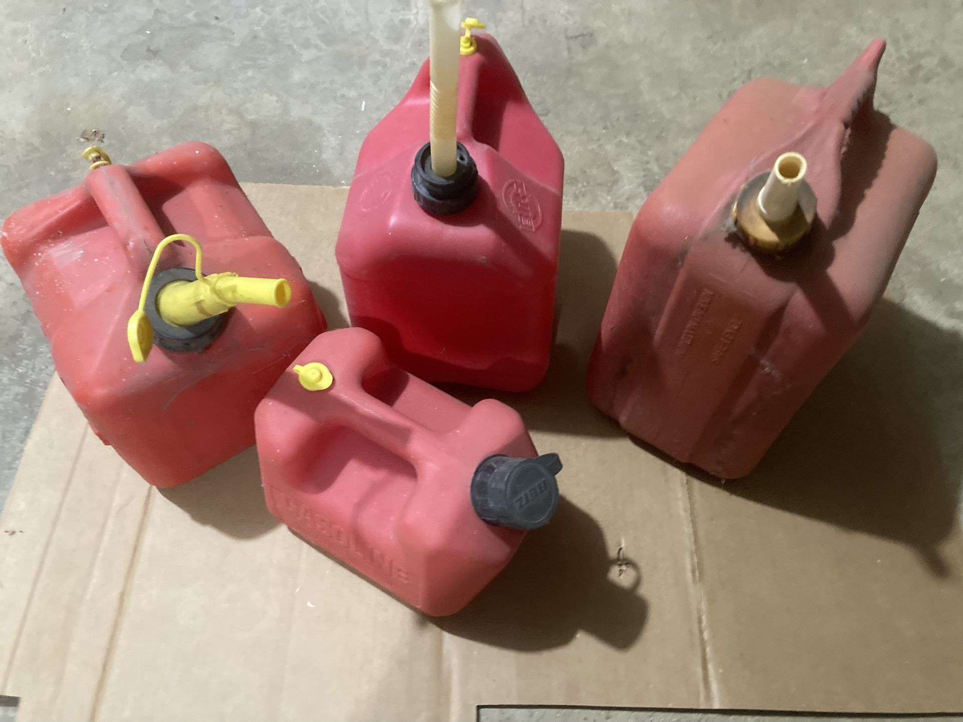 Gas Cans $3 Each. All 4 for $10