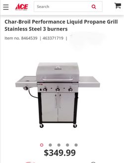 Char-broil outdoor grill with cover