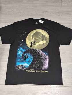 Brand new with tag Disney Nightmare Before Christmas large black cotton t-shirt