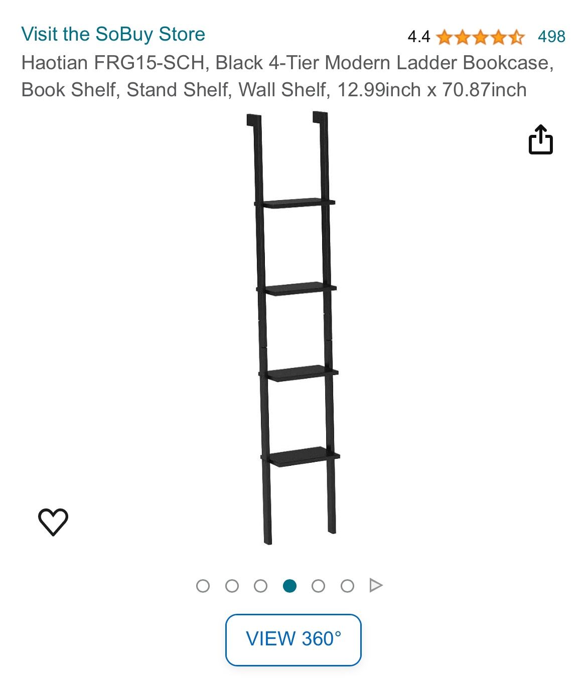 Ladder Shelf NEW