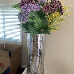 Vase With Artificial Flower 