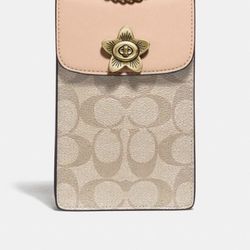 Coach cross body phone purse