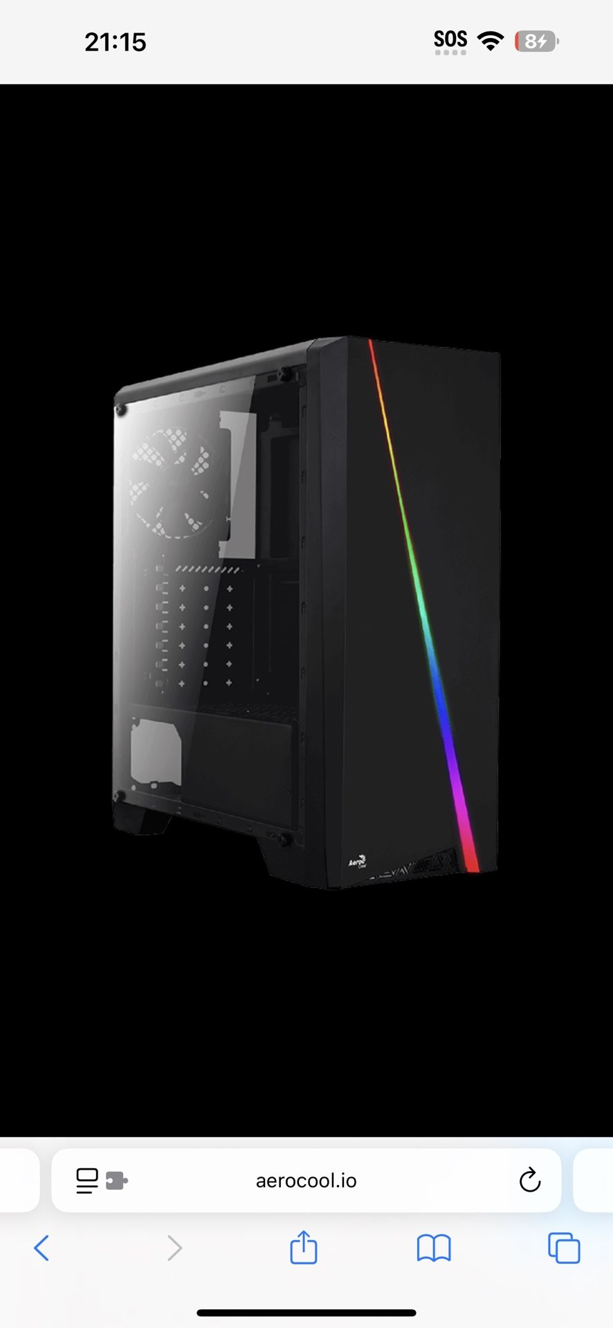 Aero Cool Cylon RGB MID TOWER CASE