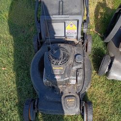 Poulan Pro Gas Operated Lawn Mower Self-propelled With Bag