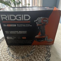 Ridgid Impact Wrench Kit 