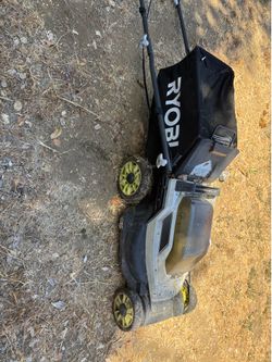 Ryobi Cordless Lawn Mower with battery