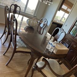 Dining Room And Cabinet Set