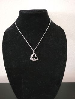 Women's Celtic Moon Necklace