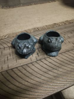 Frog Tealight Candle Holders Set of 2