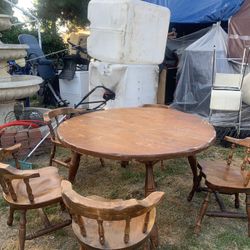 Dining Table And Chairs All For $50
