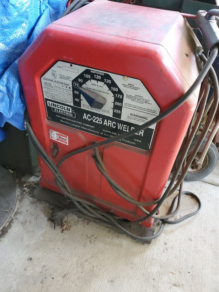 Lincoln Ac 225 Arc Welder Used Good Con