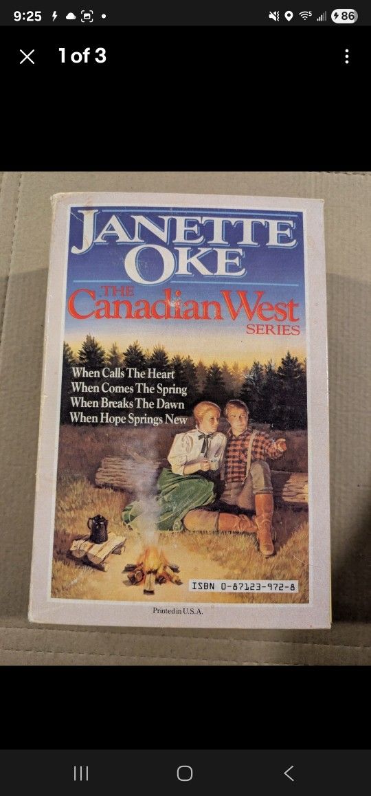 The Canadian West Series Books 1-4 by Janette Oke 1986 Paperback Box Set - New, Sealed