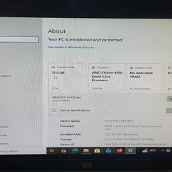 Complete Acer Desktop PC Setup - Monitor, Keyboard & Mouse Included