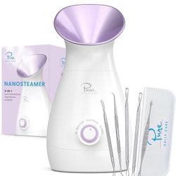 Pure Daily Care NanoSteamer Large 3-in-1 Nano Ionic Facial Steamer
