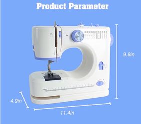 Sewing machine and kit
