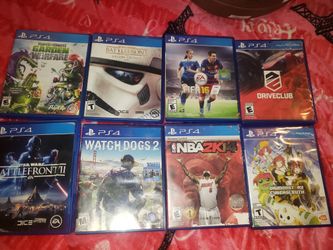 Ps4 games in good condition....