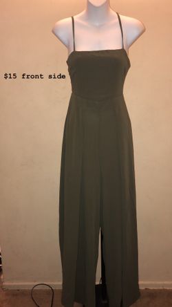 Olive green romper