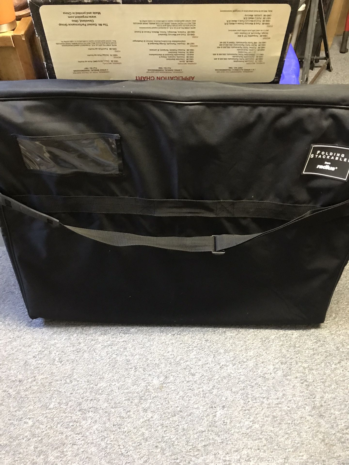 Folding Stackables By Radius Display Board