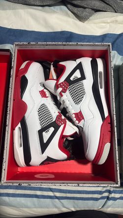 Air Jordan Retro 4 Fire Red Mens US 10