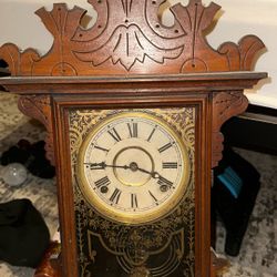 antique E.N. Welch mantel clock,