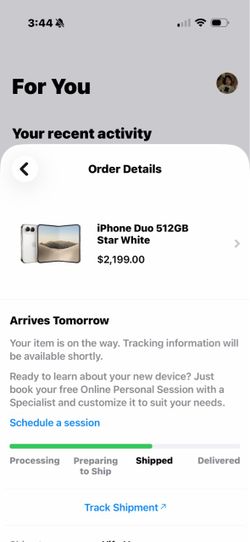 iPhone duo 512GB Star White