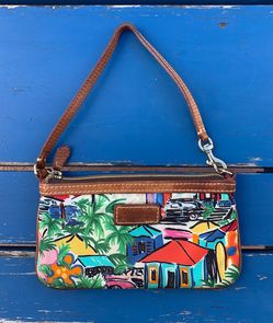 Dooney & Bourke Sanbar Nylon Large Slim Wristlet