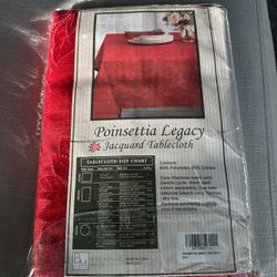 60 By 84 Holiday Table Cloth 